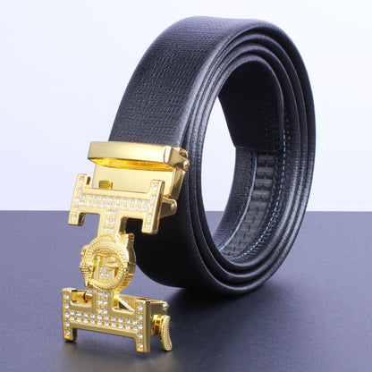 Men's High Quality Alloy Buckle Automatic Business Belts