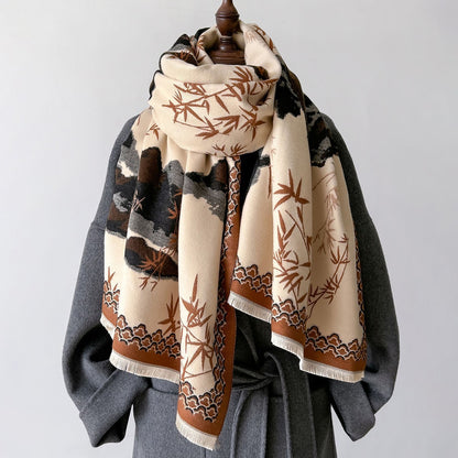 Warm Fashion Elegant Air-conditioned Room Shawl Scarfs