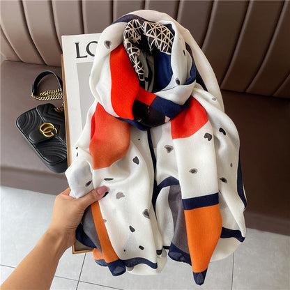 Women's Autumn Shawl Outer Match Fashion Cotton Linen Scarfs