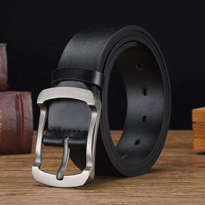 Men's Buckle Vintage Fashion Casual Real Cowhide Belts