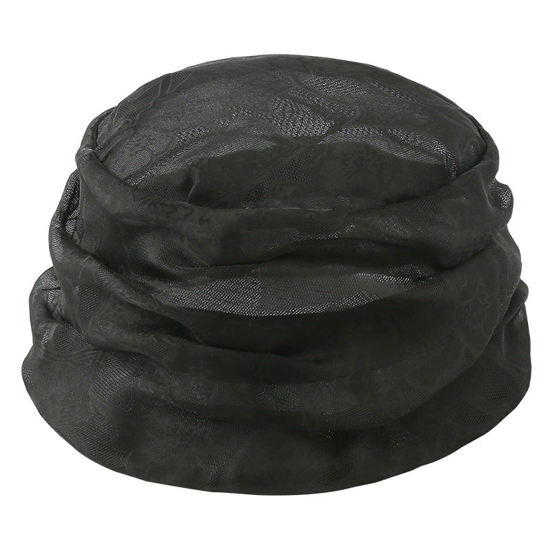 Women's Silk Mulberry Hat Flower Rose Sun Top Hats & Caps