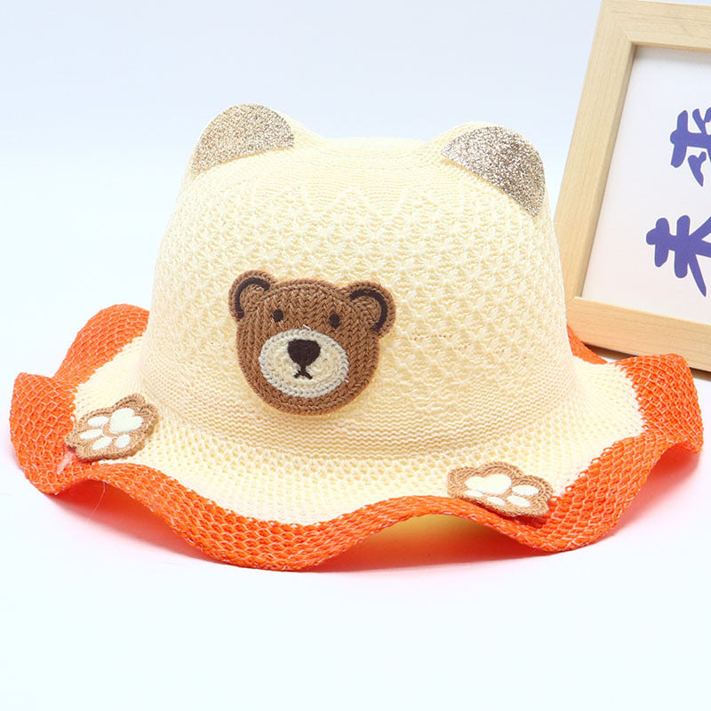 Children's Straw Summer Fisherman Boy Sun Protection The Kids' Headwear