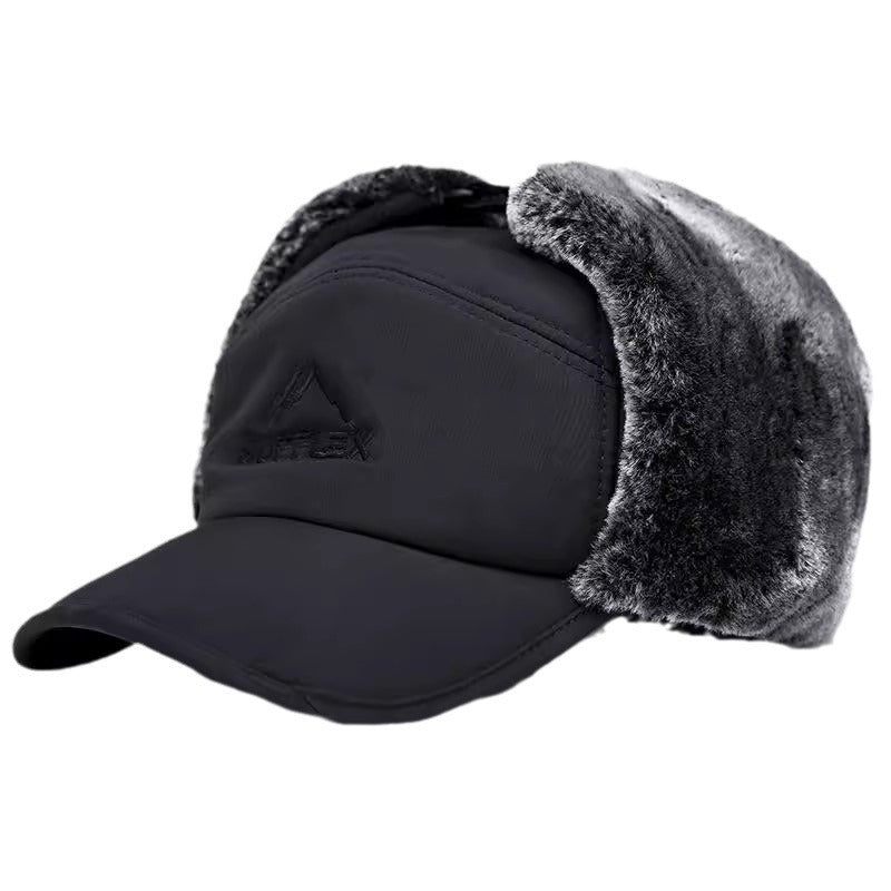 Men's Winter Hat Fleece Thickened Earflaps Warm Hats & Caps