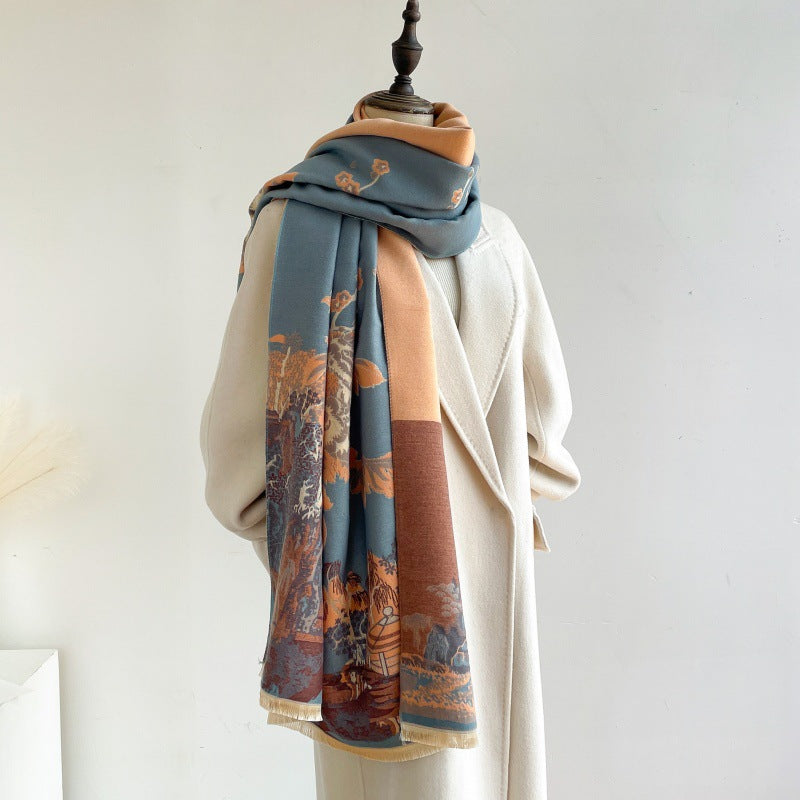 Women's Style Artistic Versatile Fashion Office Air Scarfs