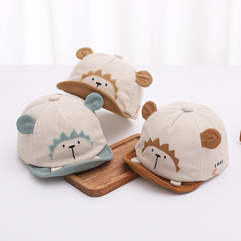 Children's Embroidery Hat Cartoon Peaked Fashion Boy Kids' Headwear