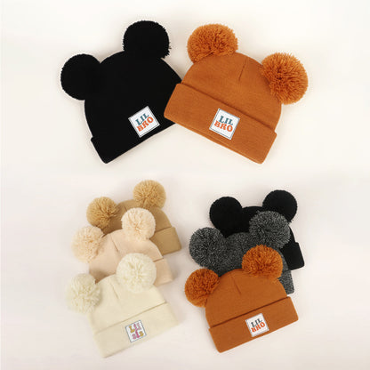 Children's Spring Sunny Wool Sleeve Infant Cute Kids' Headwear