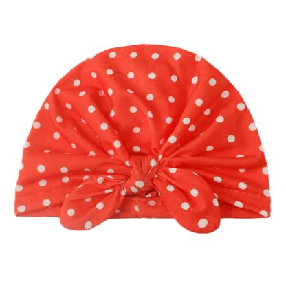 Children's Hat Solid Color Polka Dot Indian Kids' Headwear