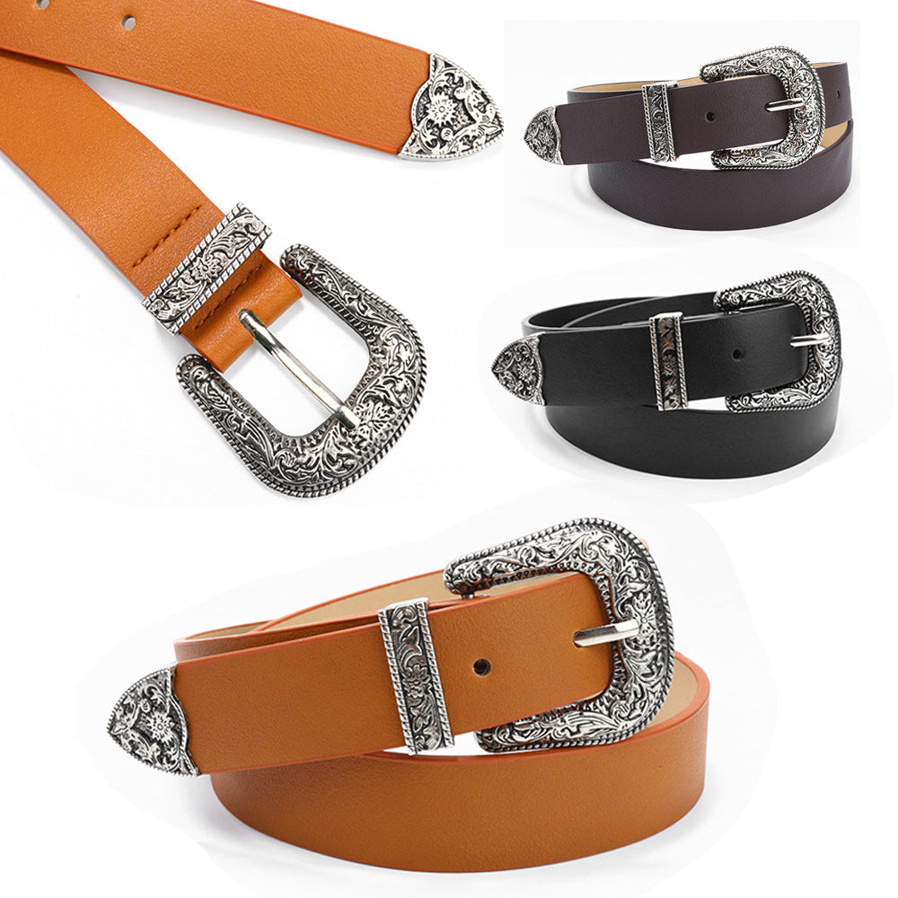 Women's Vintage Female Ornament Fashion Personality Jeans Belts