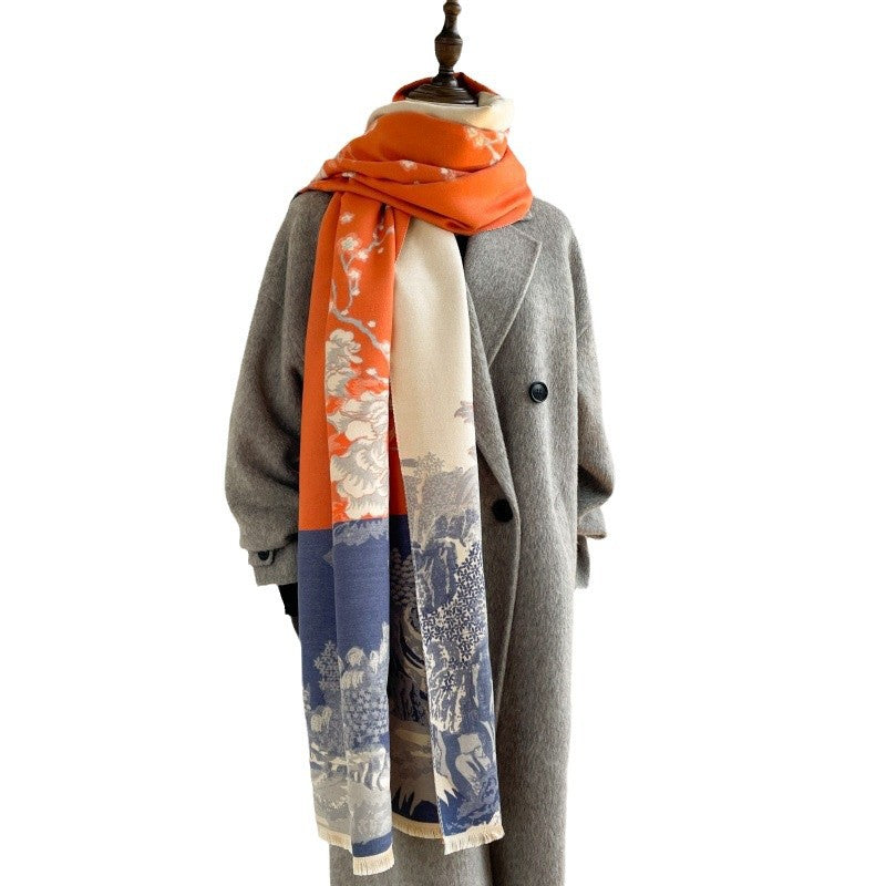 Women's Style Artistic Versatile Fashion Office Air Scarfs