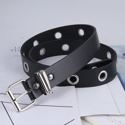 Women's Full Hole Decoration Fashion Korean Style Belts