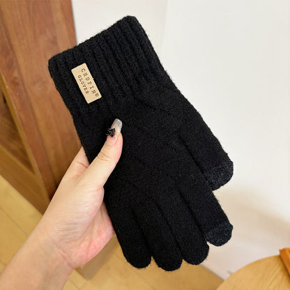 Men's Warm Winter Cold Protection Thickening Personality Fashion Gloves