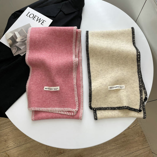 Women's Order Classic Style Solid Color Winter Lock Scarfs