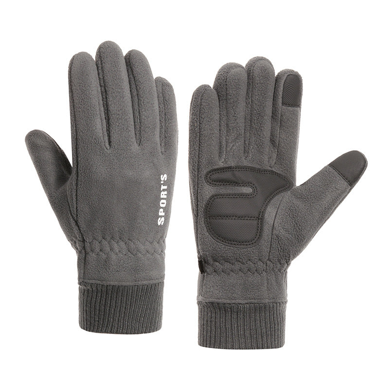 Women's & Men's Warm Thermal Fleece-lined Thickened Waterproof Outdoor Gloves