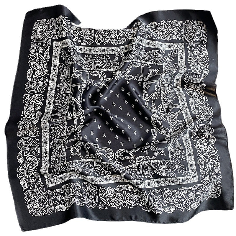 Cashew Temperament Silk Kerchief Female Ornament Scarfs