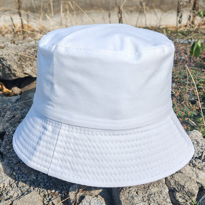 Children's Cotton White Bucket Hat Special Adult Kids' Headwear