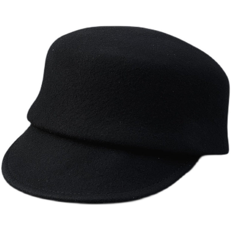 Woolen Classic Style Black Equestrian Hat Hats & Caps