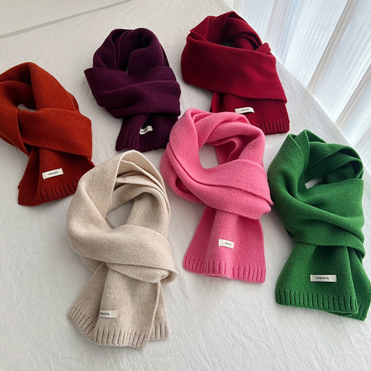 Women's & Men's Selected Australian Pure Cotton Wool Color Scarfs