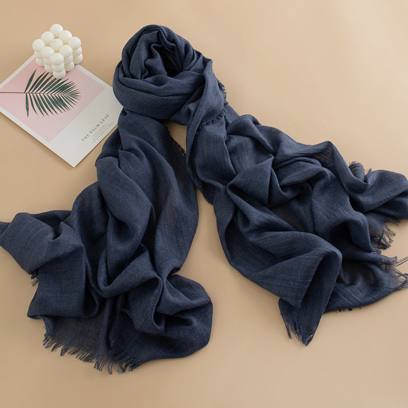 Women's Color Thin High-grade Long Air Conditioning Scarfs