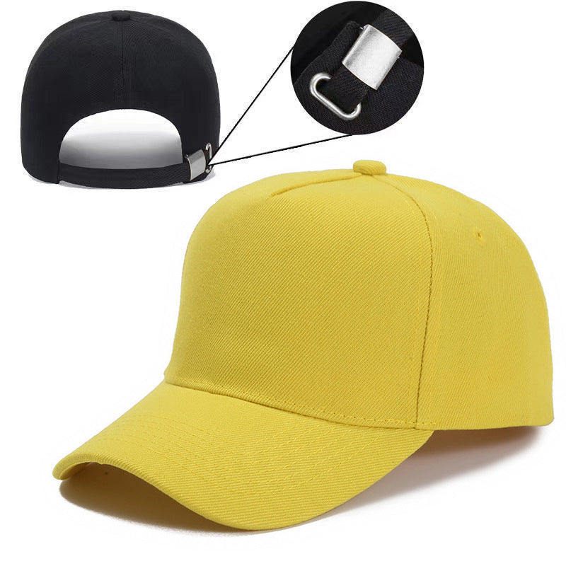 Light Board Solid Color Baseball Leisure Hats & Caps