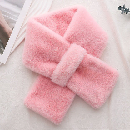 Warm Imitation Rabbit Fur Fake Collar Super Scarfs