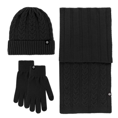 Knitted Half Finger Style Office Winter Gloves