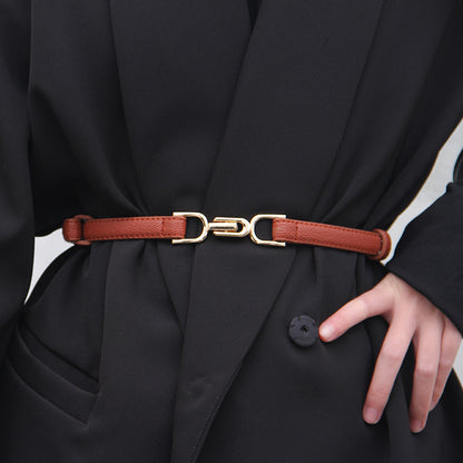 Women's Decoration Dress Simple Fashion Sweater Coat Belts