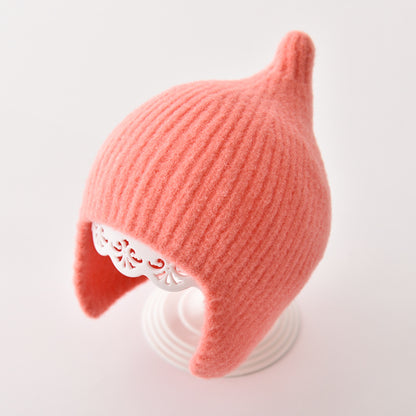 Cute Knit Male Female Knitted Ear Kids' Headwear