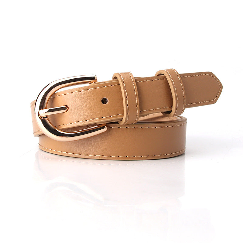 Women's Trendy Style Korean Simple Pin Buckle Belts