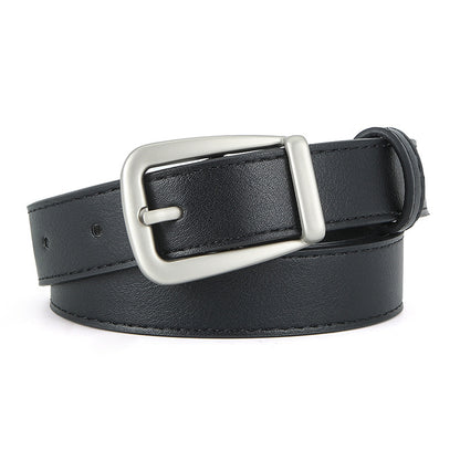 Women's Pin Buckle Thin Leather Waistband Personalized Belts