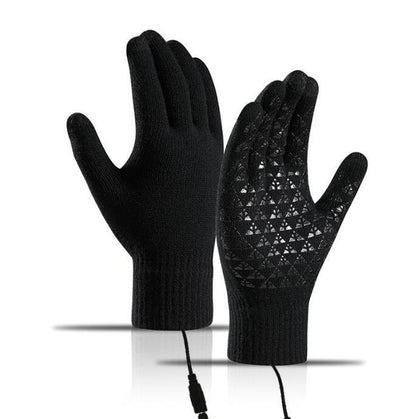 Heating Knitted Winter Warm Touch Screen Gloves