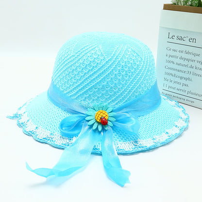 Children's Straw Summer Fisherman Boy Sun Protection The Kids' Headwear