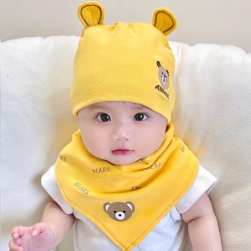 Cartoon Bear Hat Months Sleeve Infant Kids' Headwear