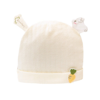 Single Layer Born Fetal Pure Cotton Kids' Headwear