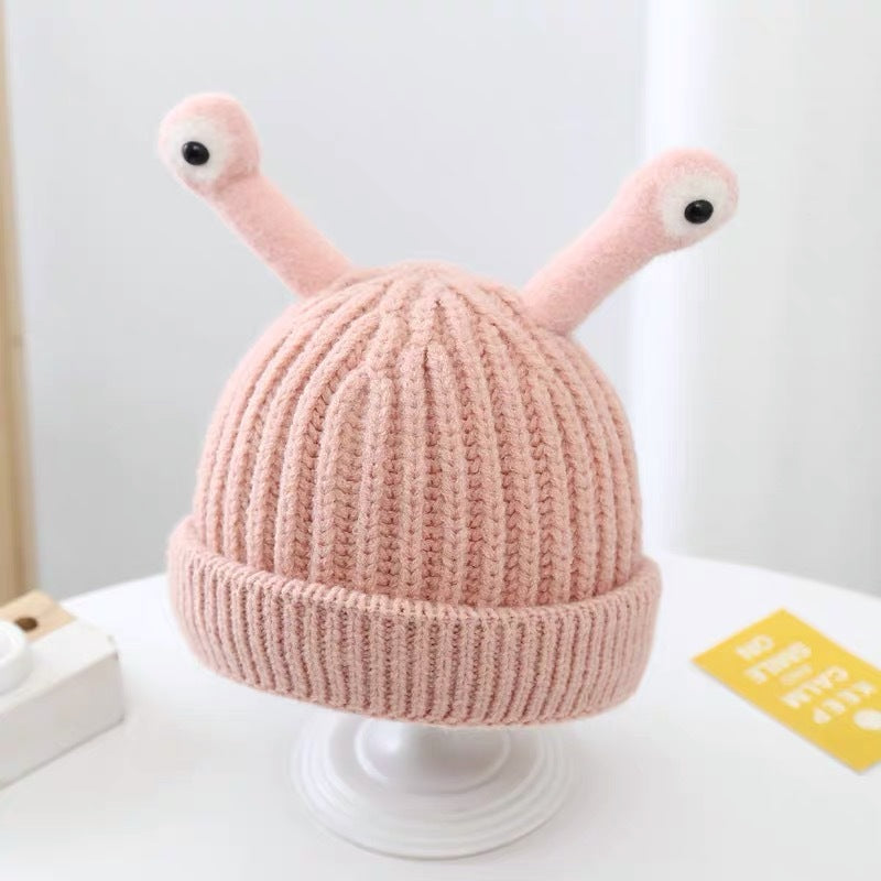 Children's Funny Hat Woolen Cute Cartoon Luminous Tentacles Warm Kids' Headwear