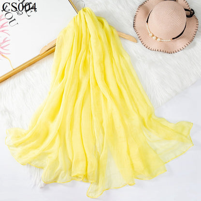 Women's Thin Elegant Mother Summer Sun Protection Face Cover Scarfs