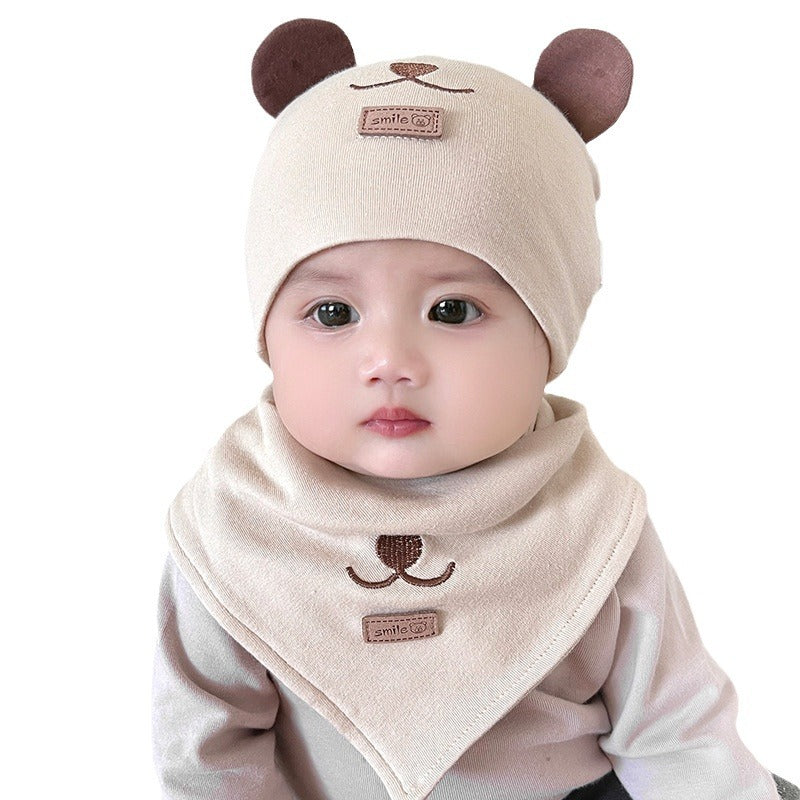 Women's & Men's Bear Son Leather Tag Born Fetal Kids' Headwear