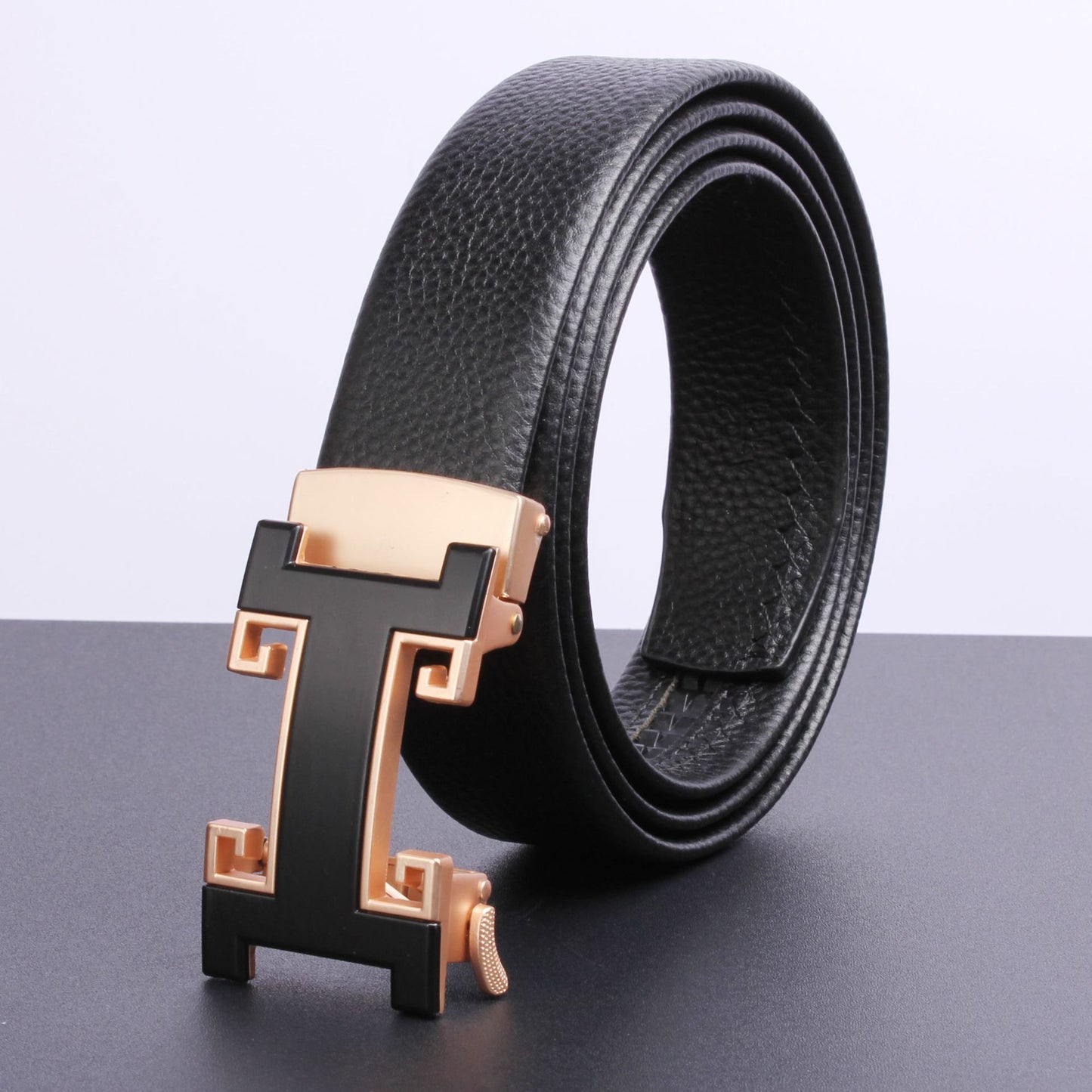 Men's High Quality Alloy Buckle Automatic Business Belts