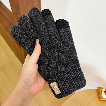 Men's Warm Winter Cold Protection Thickening Personality Fashion Gloves