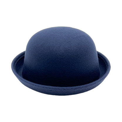 Woolen Billycock Male Imitation Cashmere Flanging Hat Female Trend Hats & Caps