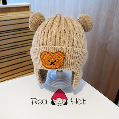 Women's & Men's Hat Bear Woolen Infant Fur Ball Kids' Headwear