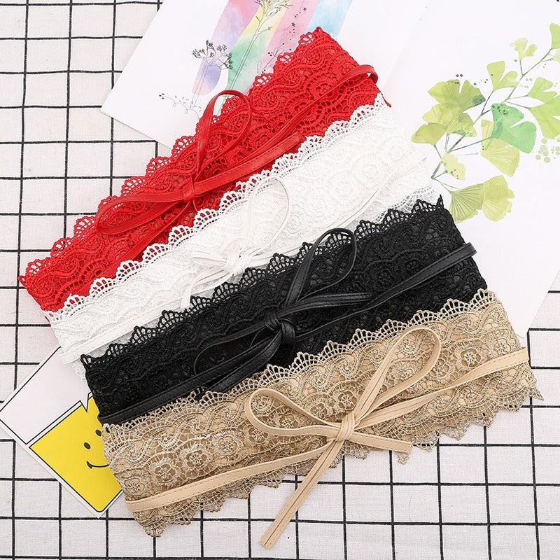 Women's Lace Bandage Girdle Clothing Accessories Retro Easy Matching Belts