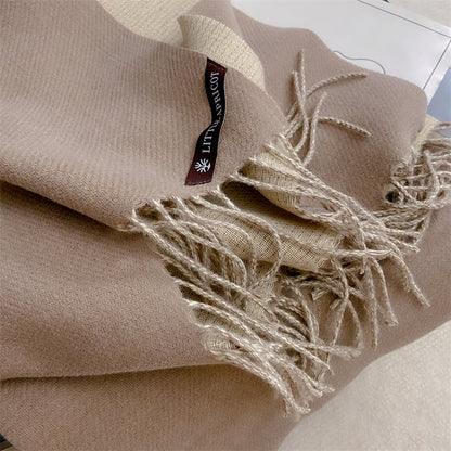 Women's Good Quality Solid Color For Winter Scarfs