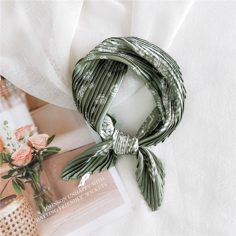 Women's Silk Autumn Summer Korean Style Headband Work Scarfs