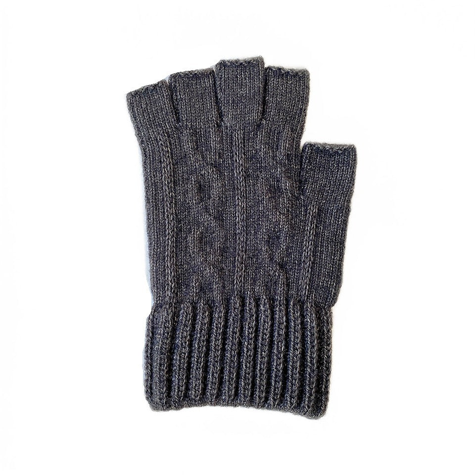 Men's Warm Thickened Wool Twist Knit Office Gloves