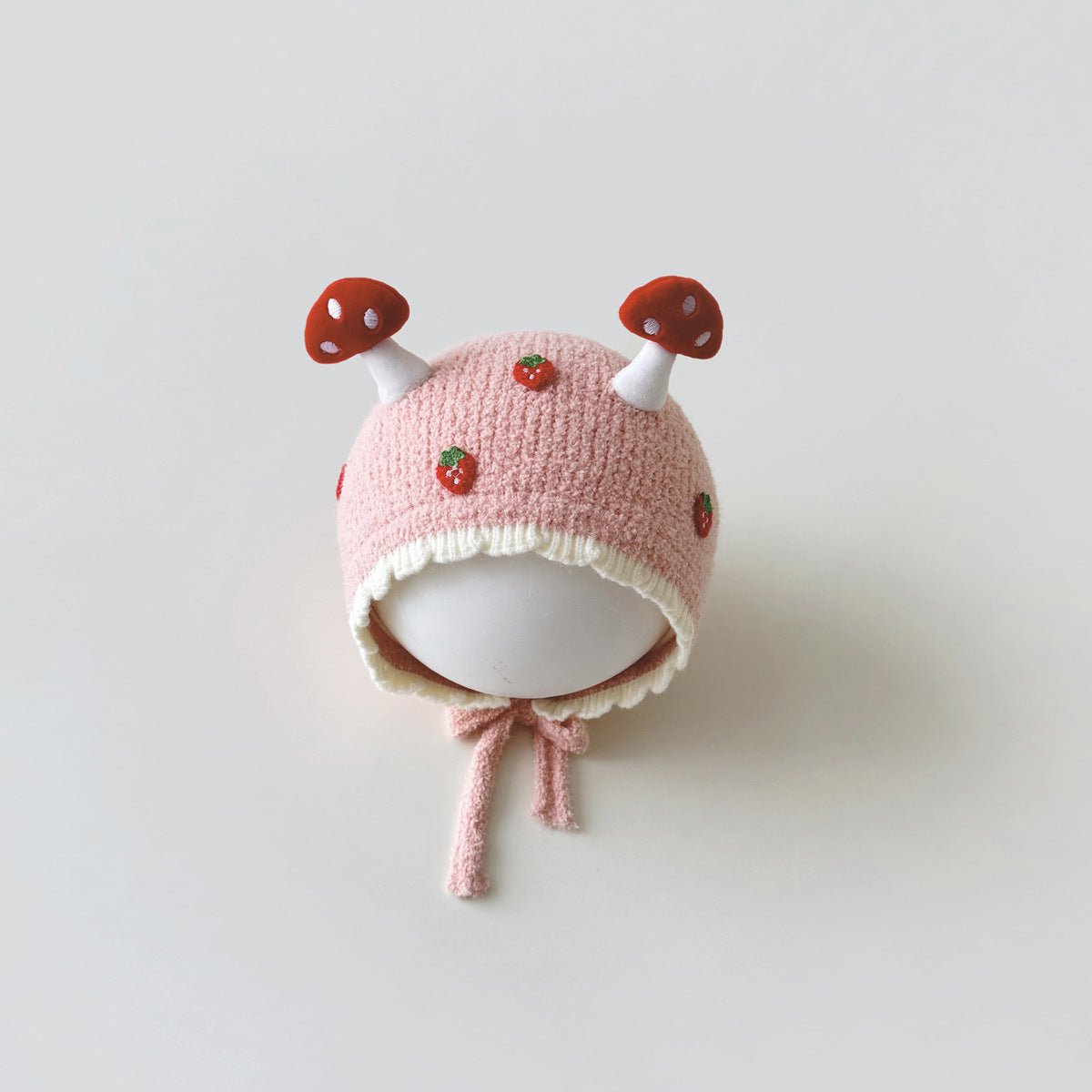 Hat Winter Knitted Warm Earflaps Woolen Kids' Headwear