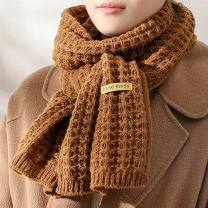 Women's Korean Style Thickened Warm Shawl Atmosphere Scarfs