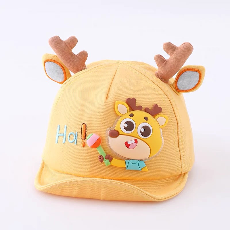 Children's Hat Turban Peaked Cartoon Sun Protection Kids' Headwear