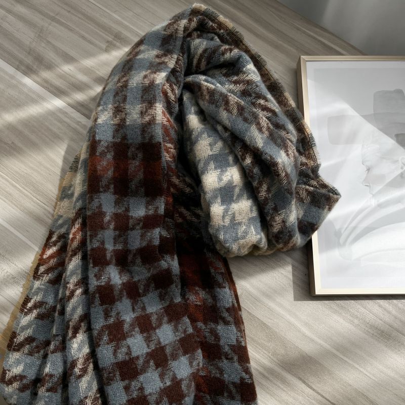 Winter Korean Style Sweet Cashmere Thickened Scarfs