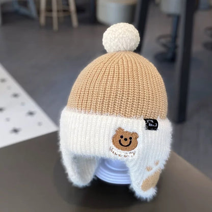 Children's Gary Cloth Knitted Hat Cartoon Little Kids' Headwear