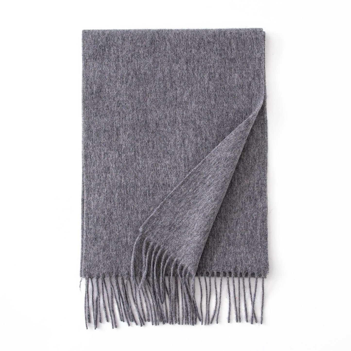 Women's Wool Solid Color Thickened Warm Shawl Scarfs